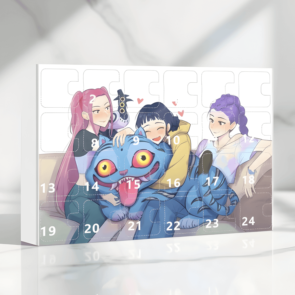 HyntRix – 2D Demon Hunters Adventskalender med 24 Överraskningar | Nyckelringar