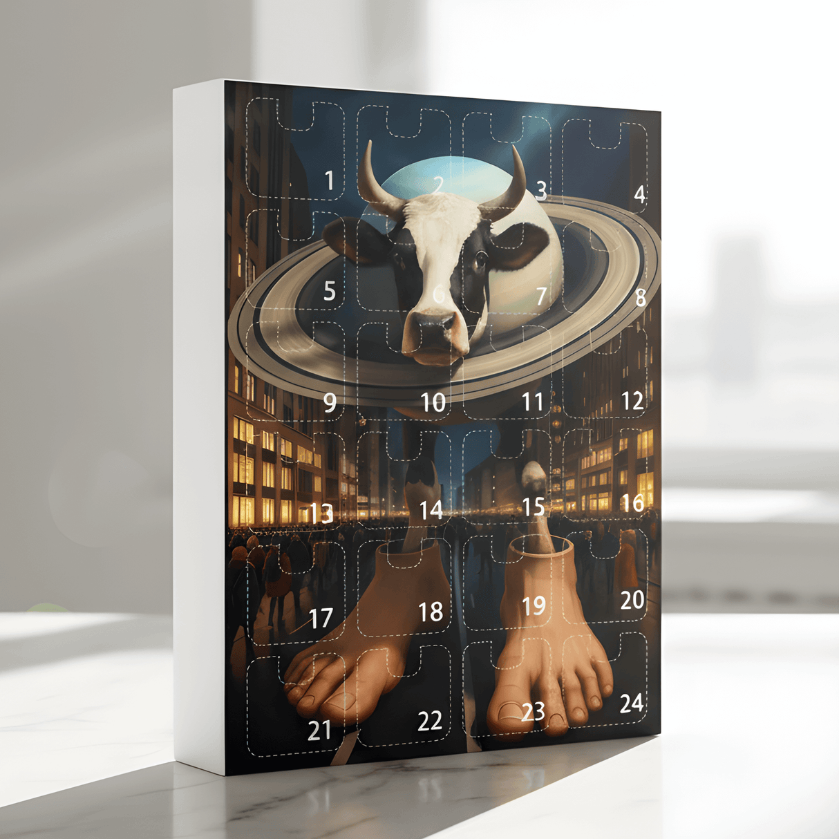 BrainFest – 2D Italian MindRot Characters Adventskalender med 24 Lekfulla Figuriner i 1/6-Skala för Julnedräkning