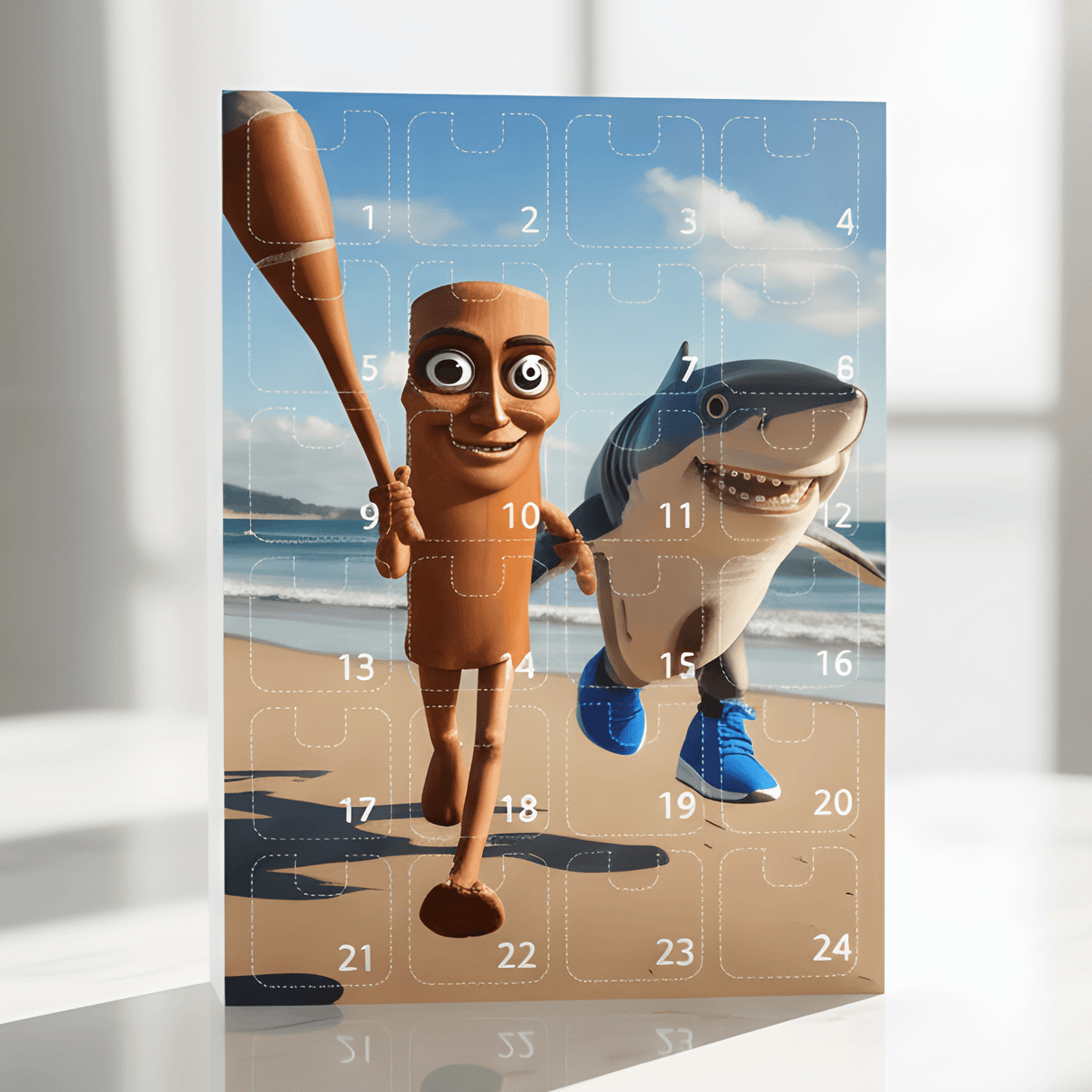 BrainFest – 2D Italian MindRot Characters Adventskalender med 24 Lekfulla Figuriner i 1/6-Skala för Julnedräkning