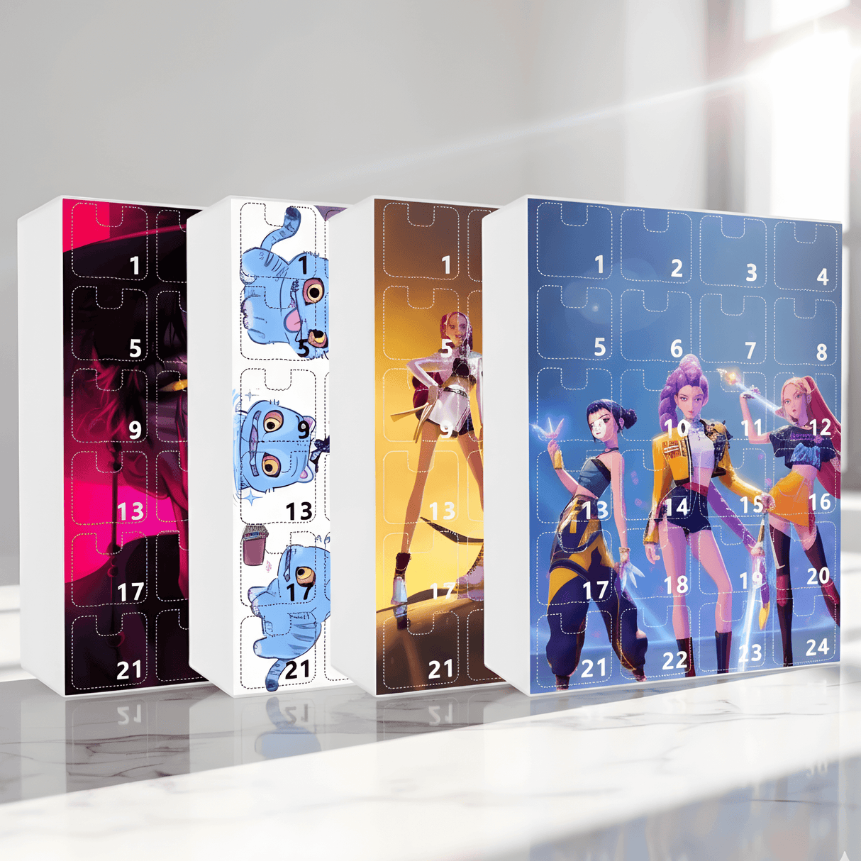 HyntRix – 2D Demon Hunters Adventskalender med 24 Överraskningar |  Nyckelringar