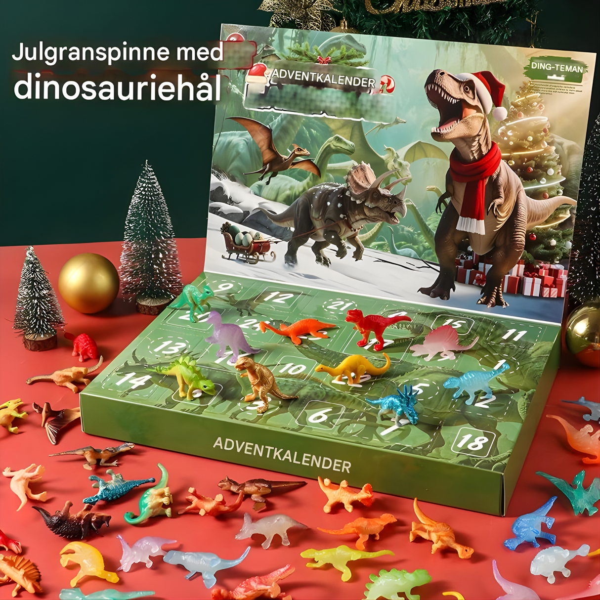 DinoBlaze – Julkalender med Dinosaurier  | 24 Överraskningar med Lysande & Klassiska Dinosaurier för Barn