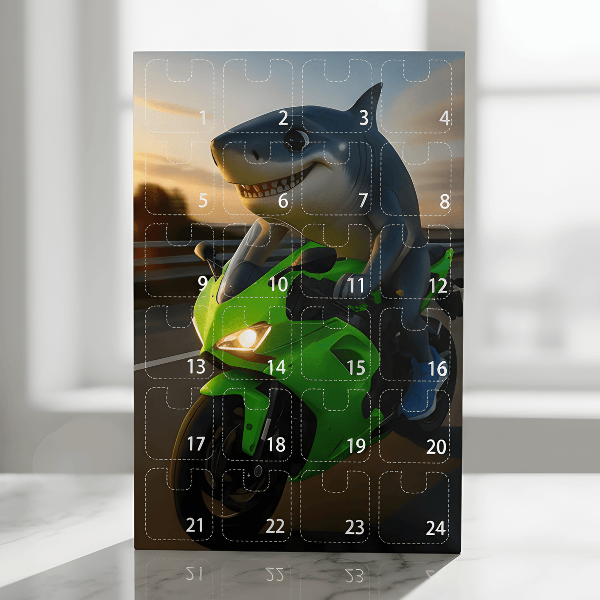 BrainFest – 2D Italian MindRot Characters Adventskalender med 24 Lekfulla Figuriner i 1/6-Skala för Julnedräkning