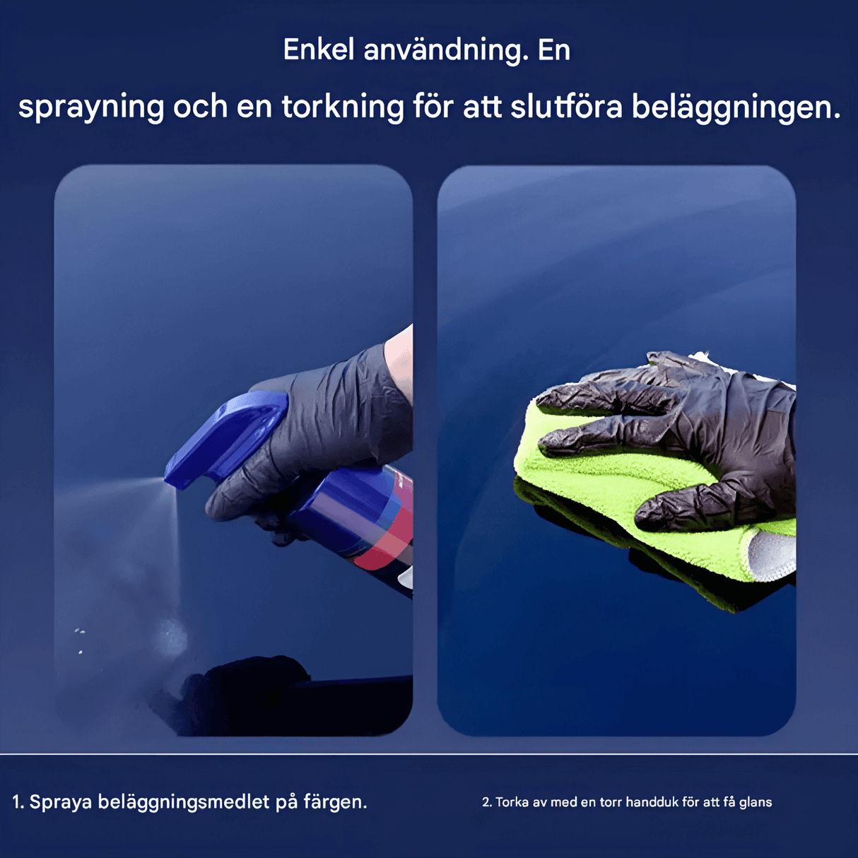 ShineGuard - Bilkeramisk Lackskydd Spray 500ml | 3-i-1 Rengöring, Reporreparation & Vaxliknande Skydd