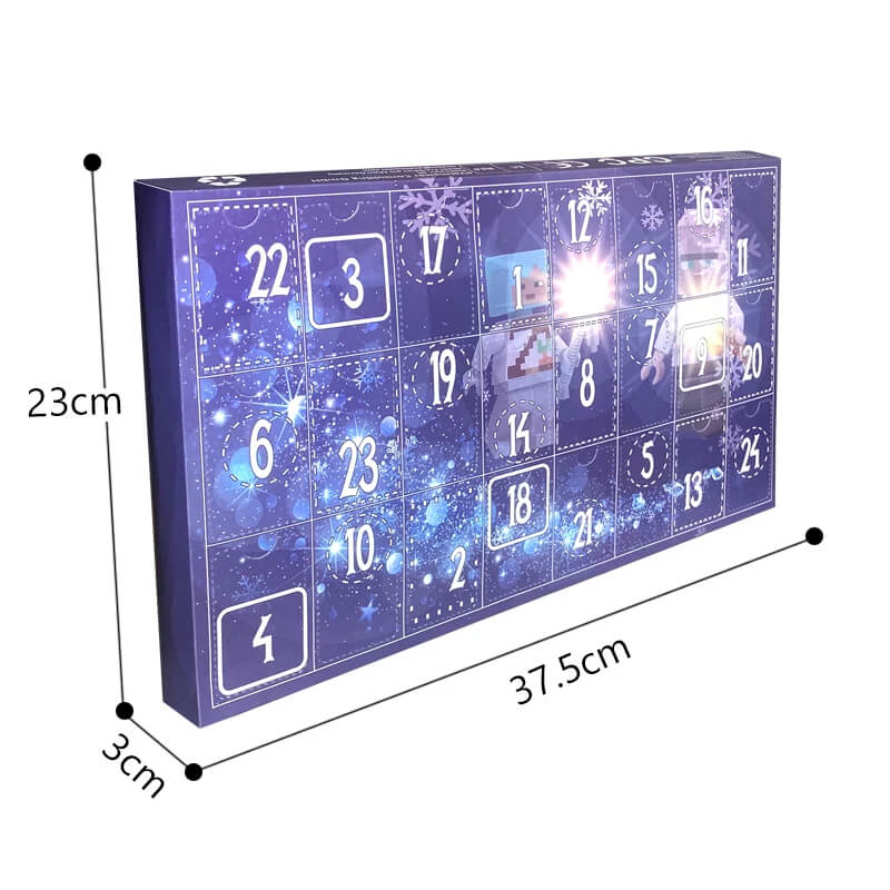 MiniCraft - Adventskalender med 24 Dagars Nedräkning och Actionfigurer