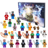 MiniCraft - Adventskalender med 24 Dagars Nedräkning och Actionfigurer